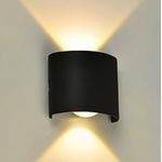 Casa si Gradina - Corpuri si surse de iluminat - Plafoniere, aplice si spoturi - Aplica Rivelio  LuminiLux ,Negru ,8*8 cm , Metal , LED - Infinity.ro