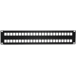 Casa si Gradina - Electrice - Smart Home - Accesorii control acces si supraveghere - Patch Panel 48 porturi blank keystone 2U - TRENDnet TC-KP48 - Infinity.ro