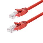 Casa si Gradina - Electrice - Smart Home - Accesorii control acces si supraveghere - Patch cord Gigabit UTP cat6,1.0 m, rosu - ASYTECH- TSY-PC-UTP6-1M-R - Infinity.ro
