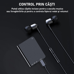 Laptop, Telefoane si Tablete - Wearables si gadgeturi - Gadgeturi - Dispozitive spionaj - Mini reportofon spion, Q61, 32GB, autonomie 24 ore, capacitate inregistrare 768 ore, reducere a zgomotului de fundal - Infinity.ro