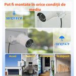 Laptop, Telefoane si Tablete - Wearables si gadgeturi - Gadgeturi - Dispozitive spionaj - Sistem supraveghere video 4 camere exterior/interior 5MP, AI, RLK8-410B4, 8 canale, PoE IP67, NVR, 4K, HDD 2TB - Infinity.ro