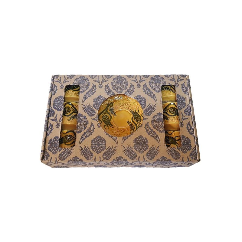 Casa si Gradina - Bucatarie si vesela - Cani si pahare - Cani si cesti - Set cafea turceasca ceramica, pictat manual, 50 ml, EHA - Oranj, 12 - Infinity.ro