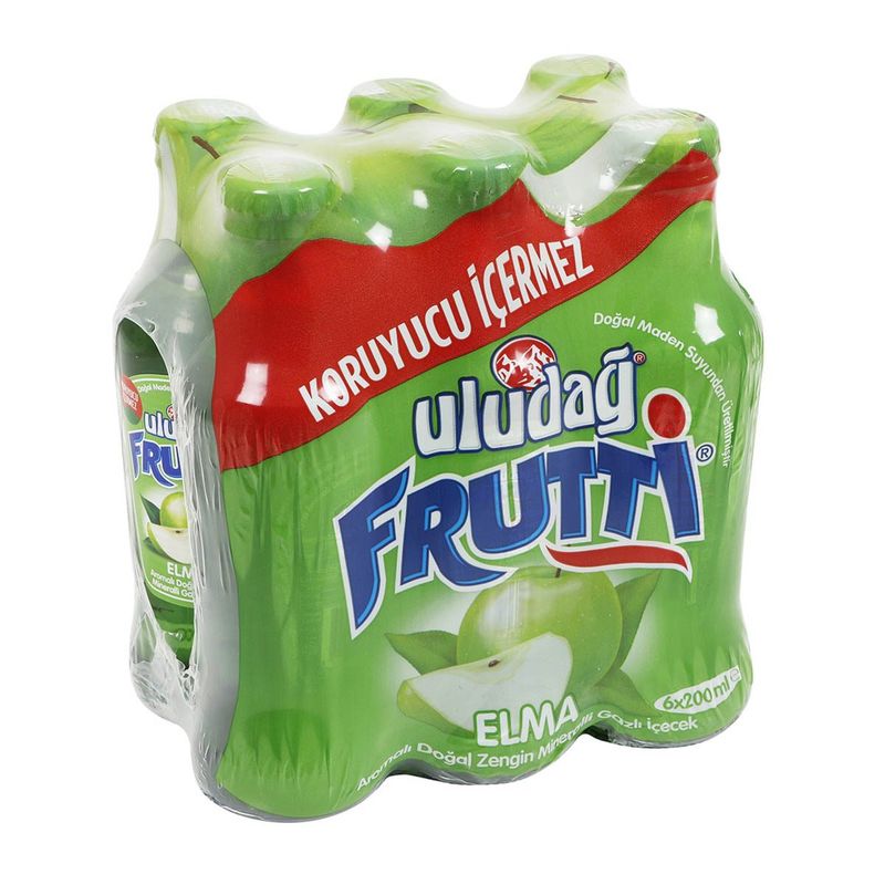 Market - Bauturi - Bauturi non-alcoolice - Apa - Apa minerala carbogazoasa cu aroma, 200 ml x 6 - Mere - Infinity.ro