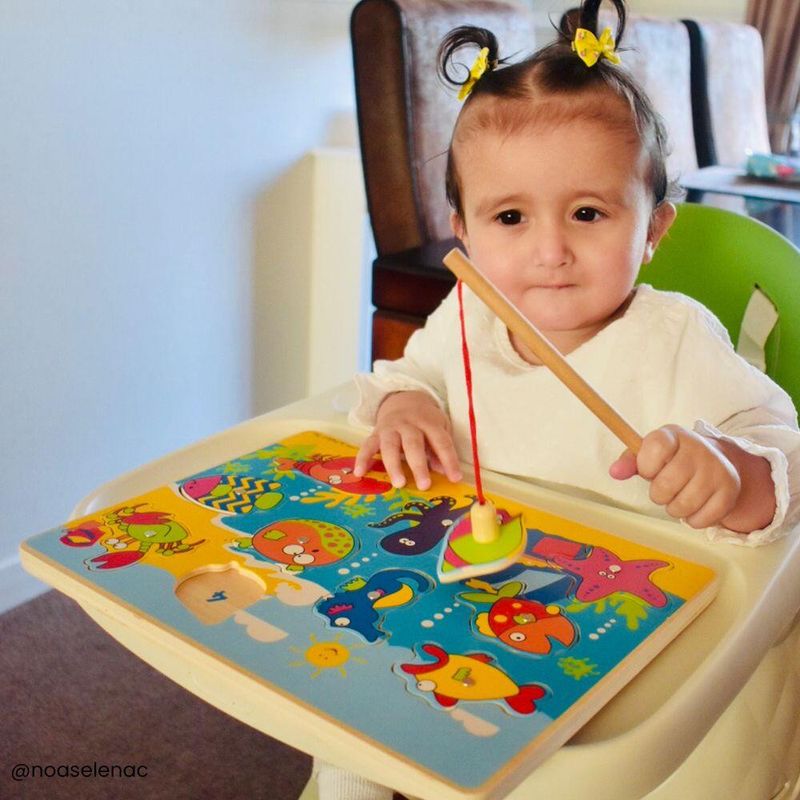 Jucarii, Copii si Bebe - Jucarii si jocuri - Jocuri si puzzle - Puzzle - Joc de pescuit magnetic - Animalutele marine - Infinity.ro