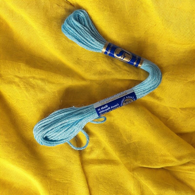 Casa si Gradina - Decoratiuni - DIY - Articole mercerie - Ata bumbac pentru brodat Mouline NITARNA, 8 m, Bleu Ballad - Infinity.ro