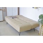 Casa si Gradina - Mobilier - Canapele si coltare - Canapele - Canapea Bombay, 192 x 97 x 90 cm, rabatabila, bej - Infinity.ro