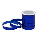 Carti si Birotica - Birotica - Articole ambalare - Minirola rafie albastru metalizat 10m x 10mm - Infinity.ro