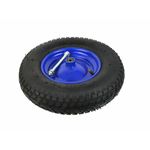 Casa si Gradina - Constructii - Depozitare, transport si protectie - Echipamente pentru transport si ridicat - Roata cauciuc 390mm 4.00-8 6PR cu janta albastra, Geko G71019 - Infinity.ro