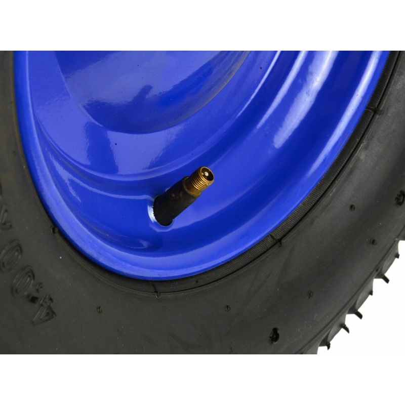 Casa si Gradina - Constructii - Depozitare, transport si protectie - Echipamente pentru transport si ridicat - Roata cauciuc 390mm 4.00-8 6PR cu janta albastra, Geko G71019 - Infinity.ro