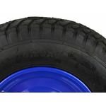 Casa si Gradina - Constructii - Depozitare, transport si protectie - Echipamente pentru transport si ridicat - Roata cauciuc 390mm 4.00-8 6PR cu janta albastra, Geko G71019 - Infinity.ro