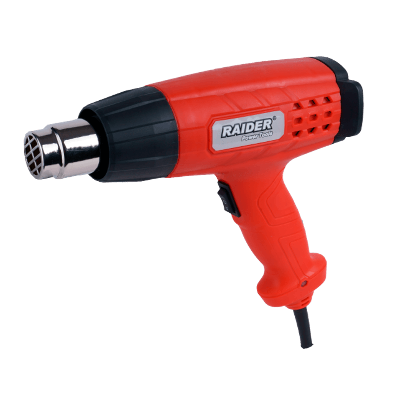 Casa si Gradina - Constructii - Scule electrice si accesorii - Pistoale de lipit - Pistol aer cald RD-HG11 2000W 2-trepte cu accesorii, Raider 074302 - Infinity.ro
