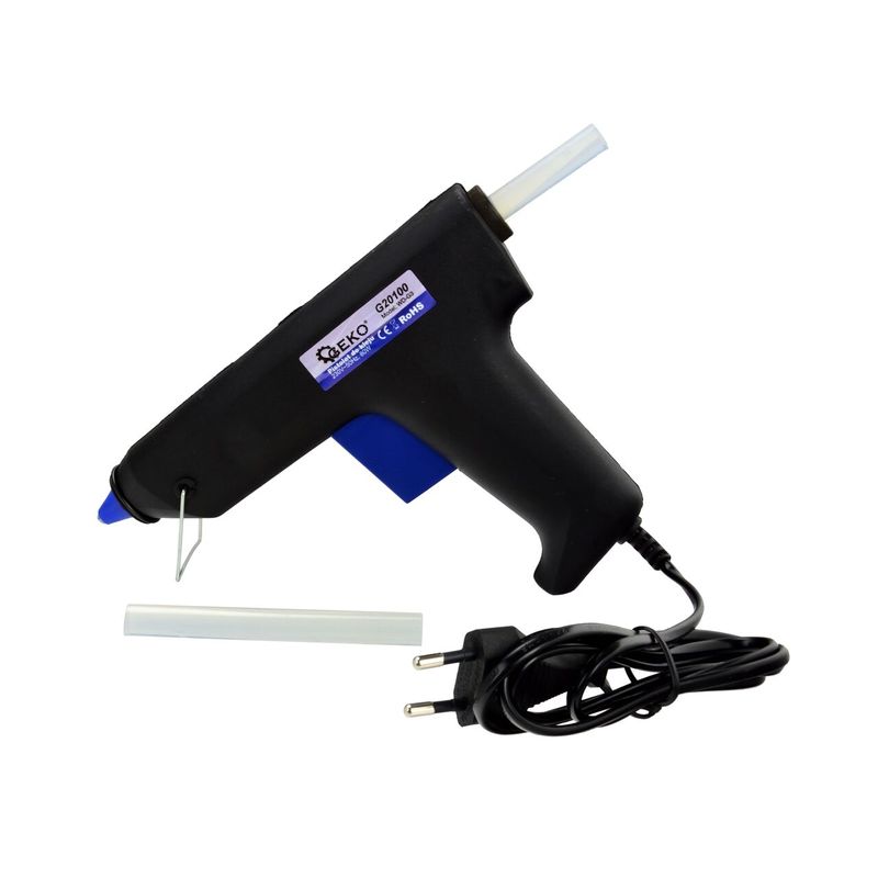 Casa si Gradina - Constructii - Scule electrice si accesorii - Pistoale de lipit - Pistol de lipire WD-G3  80W + 2 cartuse de adeziv, Geko G20100 - Infinity.ro