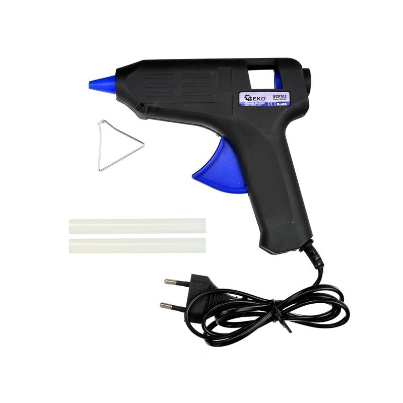 Casa si Gradina - Constructii - Scule electrice si accesorii - Pistoale de lipit - Pistol de lipire WD-G2 78W 11-11.5mm+2 cartuse de adeziv, Geko G20103 - Infinity.ro