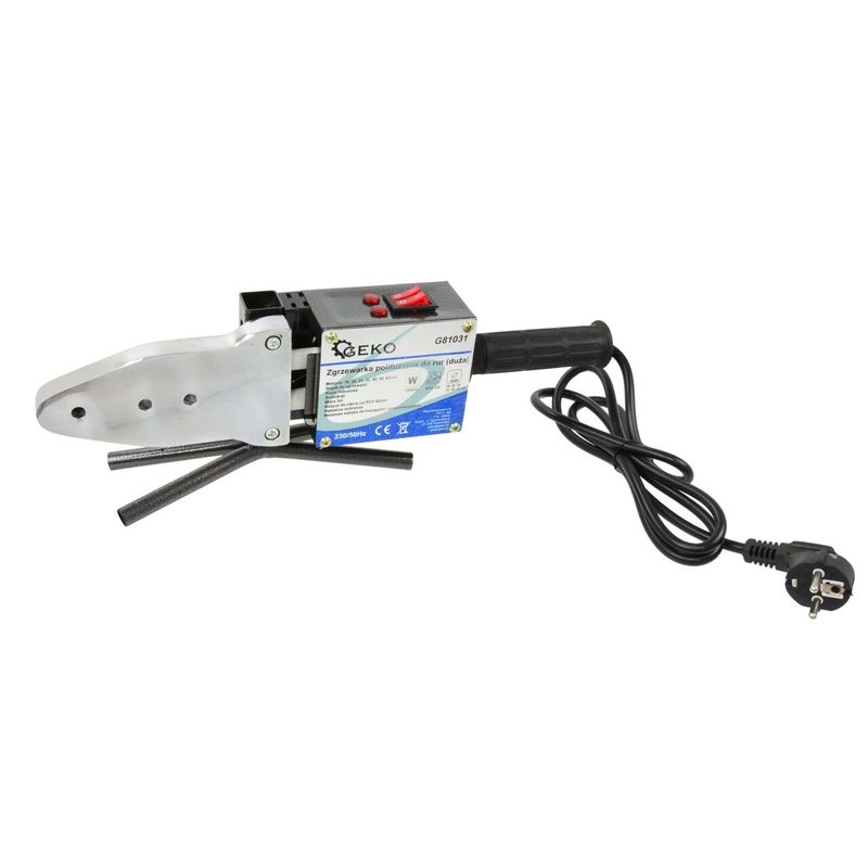 Casa si Gradina - Constructii - Scule electrice si accesorii - Pistoale de lipit - Dispozitiv de lipit tevi 16-63mm, Geko G81031 - Infinity.ro