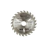 Casa si Gradina - Constructii - Scule electrice si accesorii - Accesorii fierastraie electrice - Disc circular pentru lemn 125x22x24T, Geko G00105 - Infinity.ro