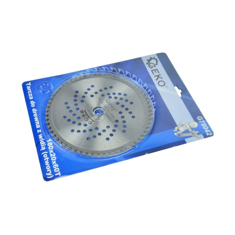 Casa si Gradina - Constructii - Scule electrice si accesorii - Accesorii fierastraie electrice - Disc circular pentru lemn 180x20x60T, Geko G78042 - Infinity.ro