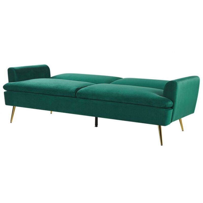 Casa si Gradina - Mobilier - Canapele si coltare - Canapele - Canapea Diva, 210 x 88 x 84 cm, rabatabila stofa, verde - Infinity.ro