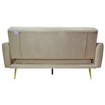 Casa si Gradina - Mobilier - Canapele si coltare - Canapele - Canapea Diva, 210 x 88 x 84 cm, rabatabila, stofa, bej - Infinity.ro