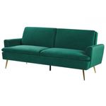 Casa si Gradina - Mobilier - Canapele si coltare - Canapele - Canapea Diva, 210 x 88 x 84 cm, rabatabila stofa, verde - Infinity.ro