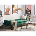Casa si Gradina - Mobilier - Canapele si coltare - Canapele - Canapea Diva, 210 x 88 x 84 cm, rabatabila stofa, verde - Infinity.ro