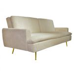 Casa si Gradina - Mobilier - Canapele si coltare - Canapele - Canapea Diva, 210 x 88 x 84 cm, rabatabila, stofa, bej - Infinity.ro