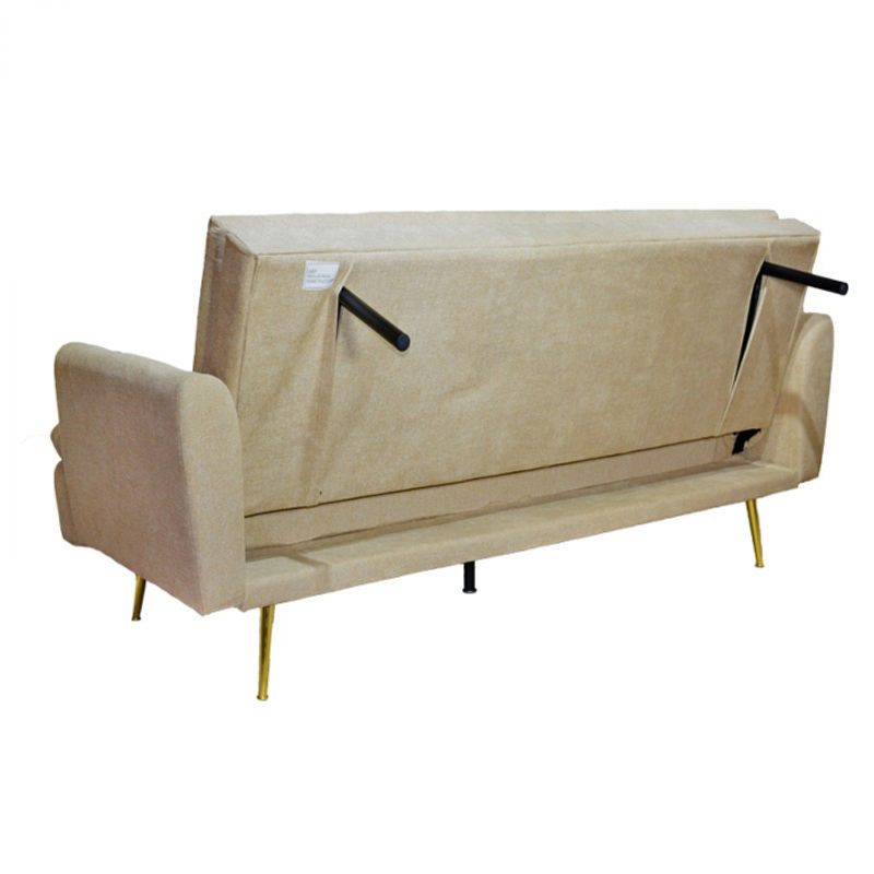 Casa si Gradina - Mobilier - Canapele si coltare - Canapele - Canapea Diva, 210 x 88 x 84 cm, rabatabila, stofa, bej - Infinity.ro