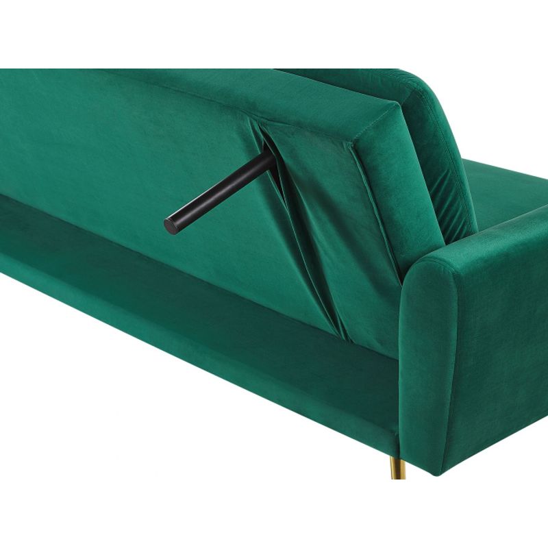 Casa si Gradina - Mobilier - Canapele si coltare - Canapele - Canapea Diva, 210 x 88 x 84 cm, rabatabila stofa, verde - Infinity.ro