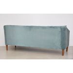 Casa si Gradina - Mobilier - Canapele si coltare - Canapele - Canapea Belle, 208 x 80 x 85 cm, material catifea, turcoaz - Infinity.ro