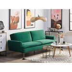 Casa si Gradina - Mobilier - Canapele si coltare - Canapele - Canapea Diva, 210 x 88 x 84 cm, rabatabila stofa, verde - Infinity.ro