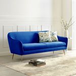 Casa si Gradina - Mobilier - Canapele si coltare - Canapele - Canapea Prestige, 194 x 83 x 86 cm, catifea, albastru - Infinity.ro