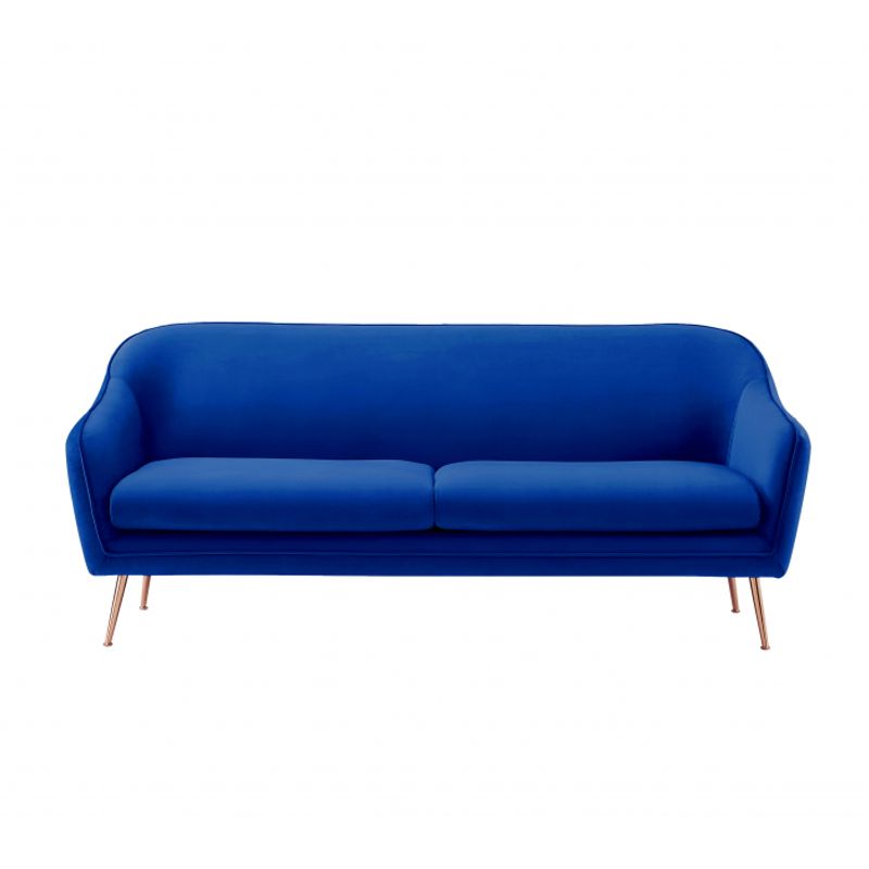 Casa si Gradina - Mobilier - Canapele si coltare - Canapele - Canapea Prestige, 194 x 83 x 86 cm, catifea, albastru - Infinity.ro