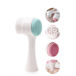 Ingrijire personala si Cosmetice - Sanatate si wellness - Articole wellness - Aparate si dispozitive de masaj - Beauty Set Masaj Facial, Perie pentru curatare si Piatra pentru masaj Alb/Verde ABYZ®™ - Infinity.ro