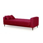 Casa si Gradina - Mobilier - Seturi de mobilier - Seturi living - Set 3+2+1 Melissa, catifea, lada depozitare, 38-103, ciclam - Infinity.ro