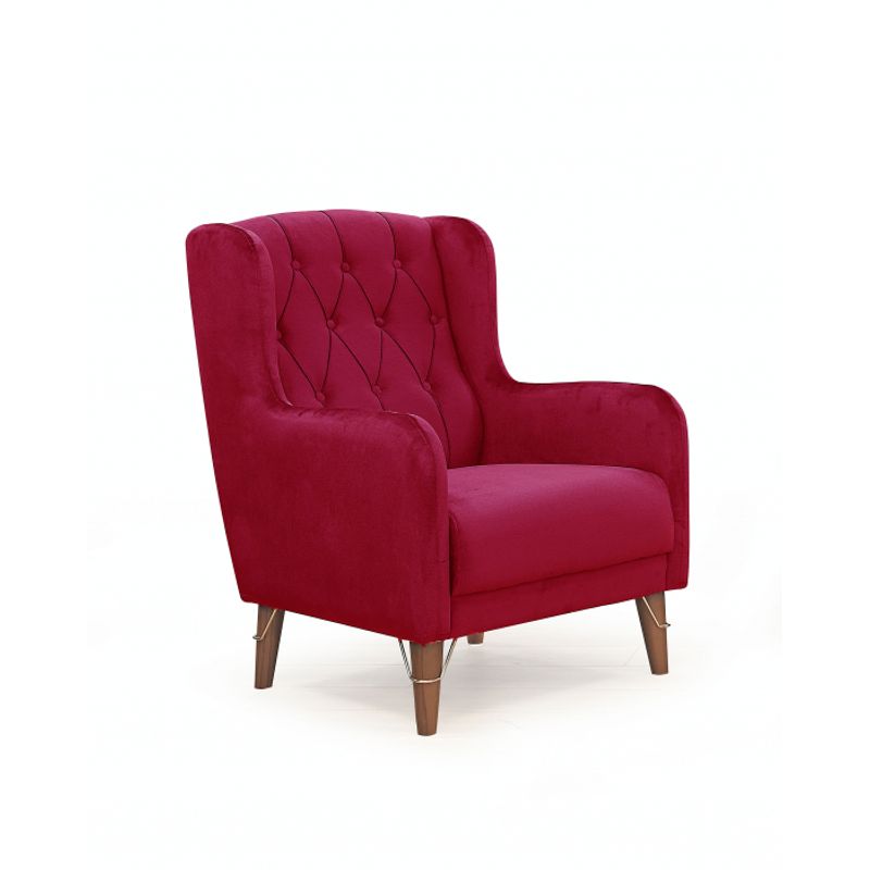 Casa si Gradina - Mobilier - Seturi de mobilier - Seturi living - Set 3+2+1 Melissa, catifea, lada depozitare, 38-103, ciclam - Infinity.ro