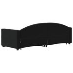 Casa si Gradina - Mobilier - Paturi si accesorii - Paturi - Pat de zi cu extensie, negru, 80x200 cm, catifea - Infinity.ro