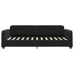 Casa si Gradina - Mobilier - Paturi si accesorii - Paturi - Pat de zi cu extensie, negru, 80x200 cm, catifea - Infinity.ro