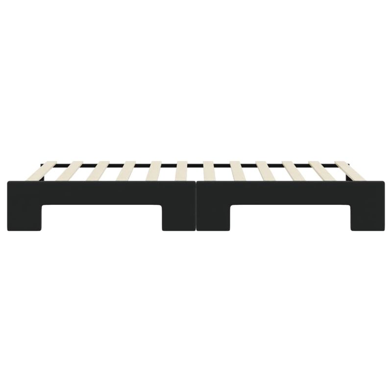 Casa si Gradina - Mobilier - Paturi si accesorii - Paturi - Pat de zi cu extensie, negru, 80x200 cm, catifea - Infinity.ro