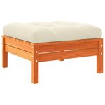 Casa si Gradina - Gradina si terasa - Mobilier exterior - Canapele si fotolii gradina - Taburete de gradina cu perne 2 buc. pin brun lemn pin - Infinity.ro