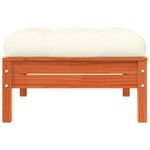 Casa si Gradina - Gradina si terasa - Mobilier exterior - Canapele si fotolii gradina - Taburete de gradina cu perne 2 buc. pin brun lemn pin - Infinity.ro