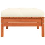Casa si Gradina - Gradina si terasa - Mobilier exterior - Canapele si fotolii gradina - Taburete de gradina cu perne 2 buc. pin brun lemn pin - Infinity.ro