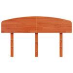 Casa si Gradina - Mobilier - Paturi si accesorii - Accesorii paturi - Tablie de pat, maro, 120 cm, lemn masiv de pin - Infinity.ro