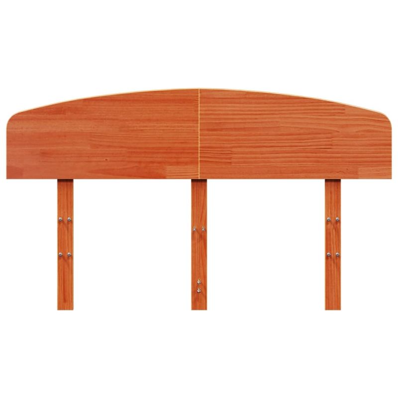 Casa si Gradina - Mobilier - Paturi si accesorii - Accesorii paturi - Tablie de pat, maro, 120 cm, lemn masiv de pin - Infinity.ro