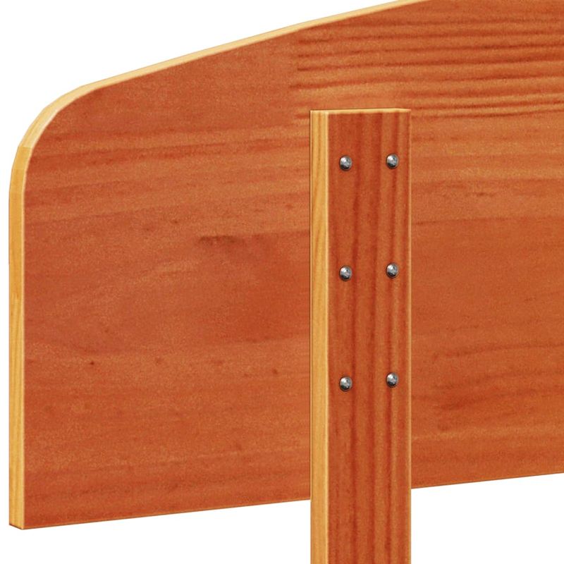 Casa si Gradina - Mobilier - Paturi si accesorii - Accesorii paturi - Tablie de pat, maro, 120 cm, lemn masiv de pin - Infinity.ro