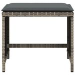 Casa si Gradina - Gradina si terasa - Mobilier exterior - Scaune si sezlonguri gradina - Scaune de gradina cu perne, 4 buc. gri 41x41x36 cm poliratan - Infinity.ro