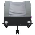 Sport si Outdoor - Ciclism - Accesorii pentru biciclete - Remorci biciclete - Remorca pentru biciclete, negru și gri, 45 kg, fier, mărime 68x133x68 cm - Infinity.ro