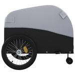 Sport si Outdoor - Ciclism - Accesorii pentru biciclete - Remorci biciclete - Remorca pentru biciclete, negru și gri, 45 kg, fier, mărime 68x133x68 cm - Infinity.ro