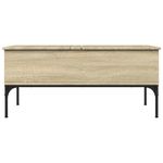 Casa si Gradina - Mobilier - Mese si birouri - Masute de cafea - Masuta cafea stejar sonoma 100x50x45 cm lemn prelucrat si metal - Infinity.ro