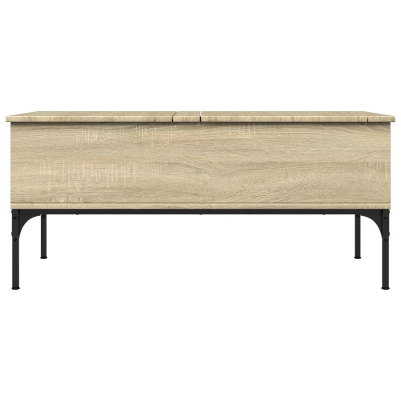 Casa si Gradina - Mobilier - Mese si birouri - Masute de cafea - Masuta cafea stejar sonoma 100x50x45 cm lemn prelucrat si metal - Infinity.ro