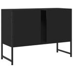 Casa si Gradina - Mobilier - Mobilier baie - Corpuri baie - Dulap chiuveta de baie, negru, 80x33x60 cm, lemn compozit - Infinity.ro