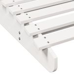 Casa si Gradina - Gradina si terasa - Mobilier exterior - Scaune si sezlonguri gradina - Sezlong, alb, 205x80x31,5 cm, lemn masiv de pin - Infinity.ro